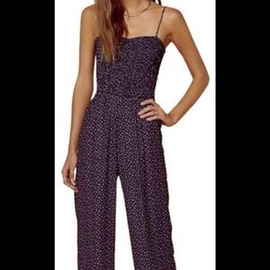 Blue life polka dot jumpsuit. Size xs